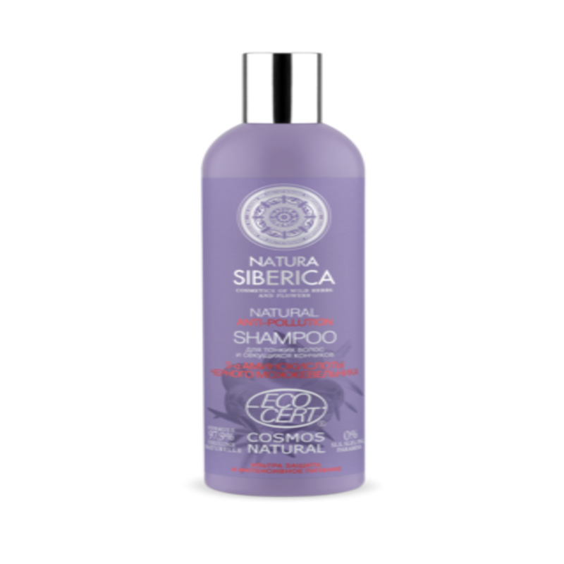 Champú Anticontaminación Urban Protect NATURA SIBERICA 270 ml