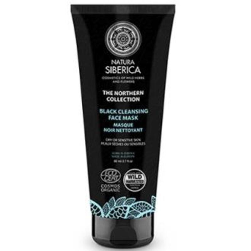 Northern Mascarilla Facial Negra Brillo NATURA SIBERICA 80 ml