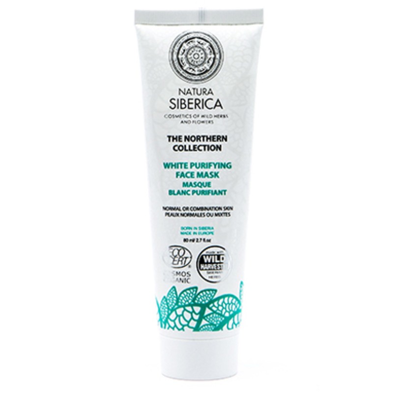 Northern Mascarilla Facial Blanca Purificante NATURA SIBERICA 80 ml