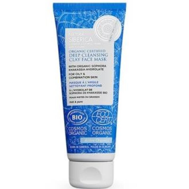 Mascarilla Facial Arcilla limpieza profunda NATURA SIBERICA 75 ml