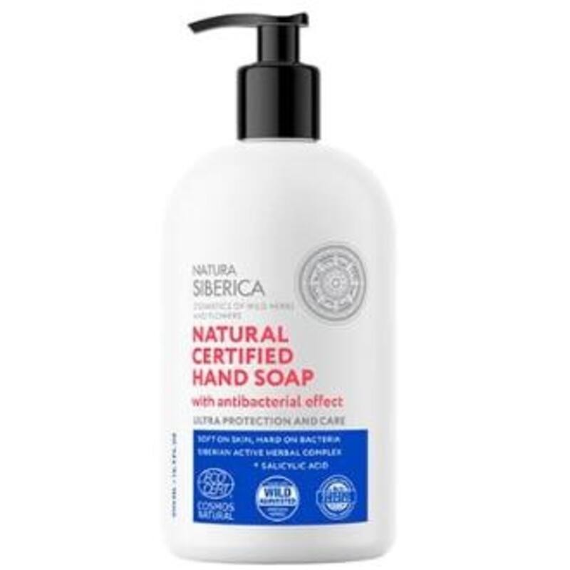 Jabón de Manos higienizante antibacteriano NATURA SIBERICA 500 ml