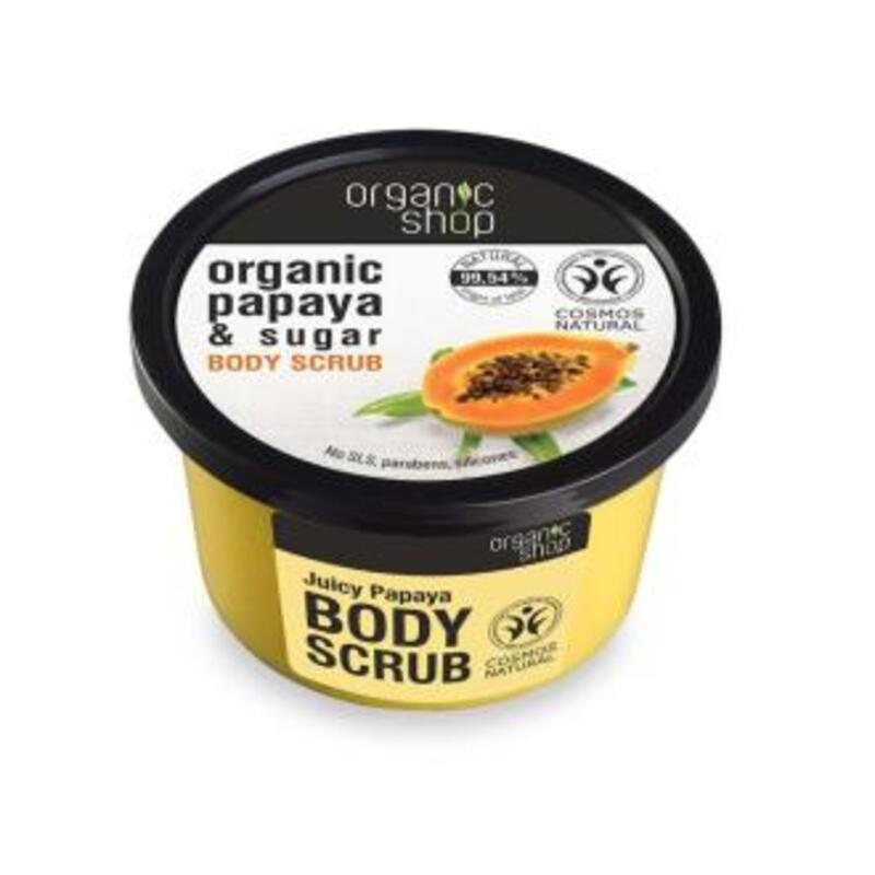 Exfoliante Corporal Jugosa Papaya ORGANIC SHOP 250 ml