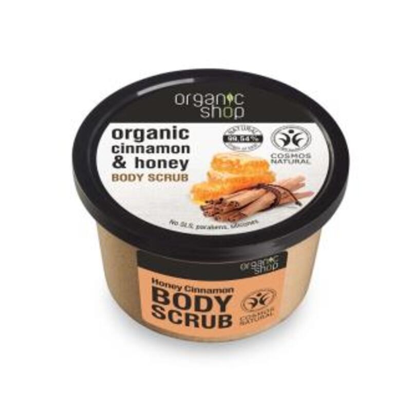 Exfoliante Corporal Miel Canela ORGANIC SHOP 250 ml