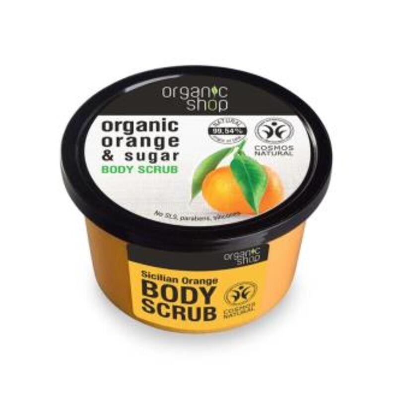 Exfoliante Corporal Tonificante Naranja ORGANIC SHOP 250 ml