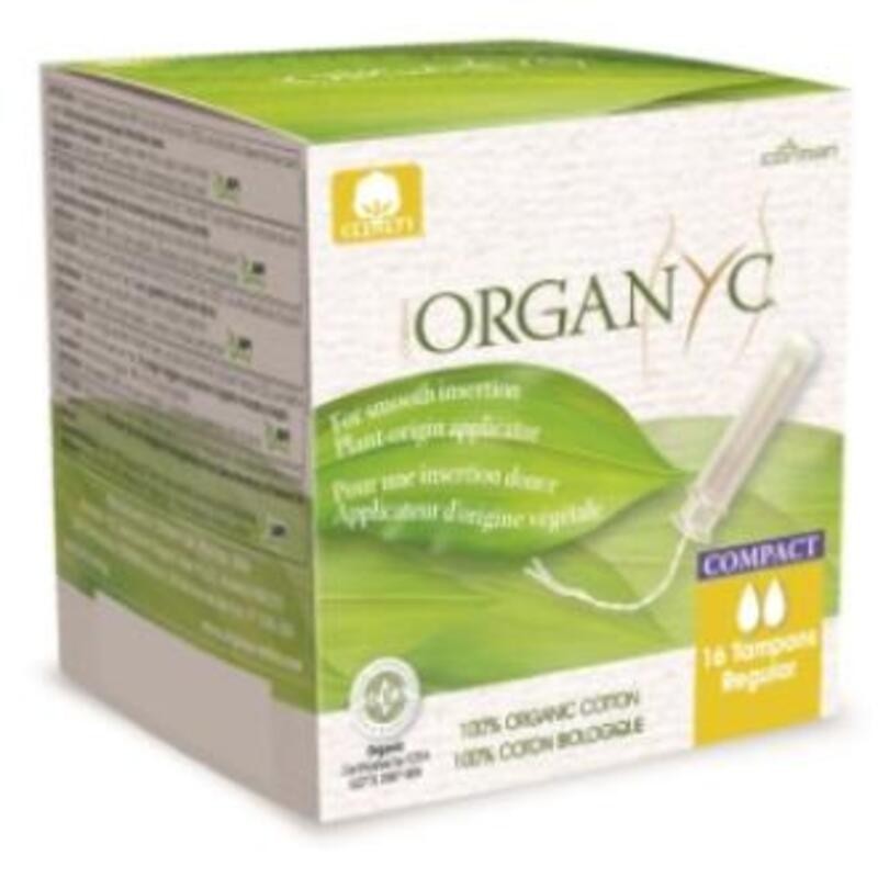 Tampones Regular con aplicador ORGANYC 16 ud