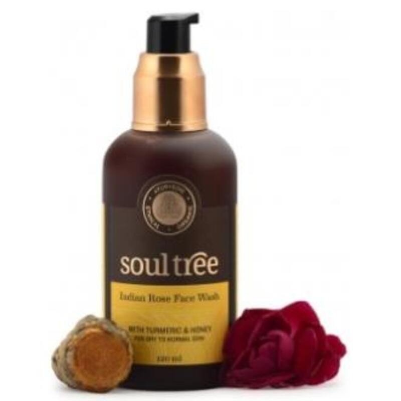 Gel Limpiador Facial de Rosas SOULTREE 120 ml