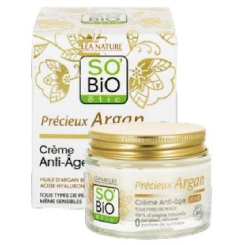 Crema de Día Antiedad Argán-Hialurónico SO'BIO ETIC 50 ml