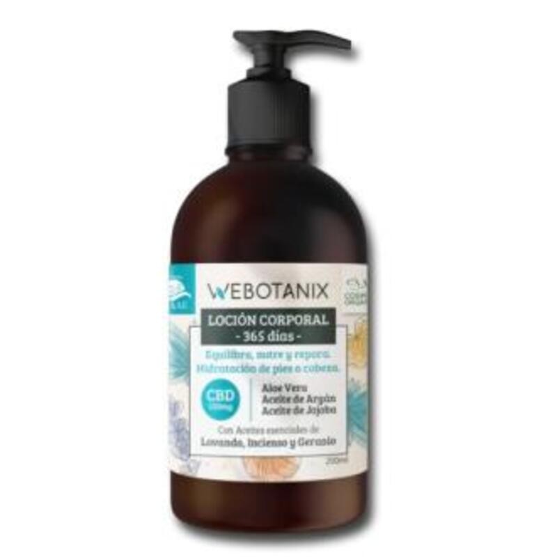 Loción Corporal 365 días WEBOTANIX 250 ml