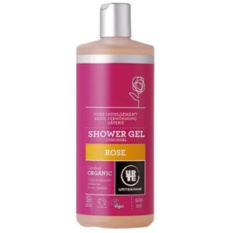 Gel de Baño Rosas URTEKRAM 500 ml