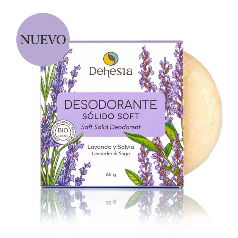 Desodorante Sólido Soft Bio Lavanda Salvia DEHESIA 65 gr