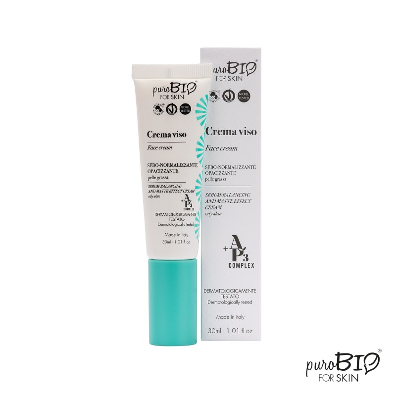 Crema Facial Matificante&Equilibrante PUROBIO 30 ml