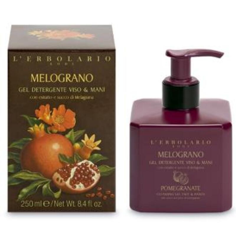 Melograno Gel Limpiador Cara y Manos L'ERBOLARIO 250 ml
