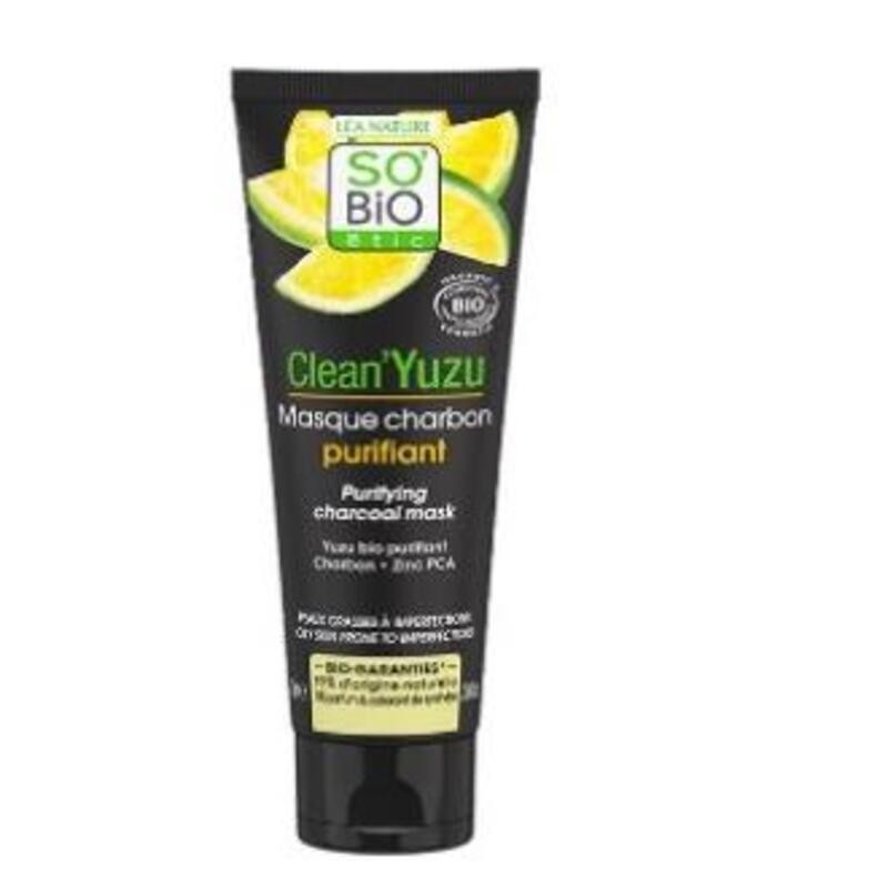 Mascarilla Facial Clean Yuzu Purificante SO'BIO ETIC 75 ml