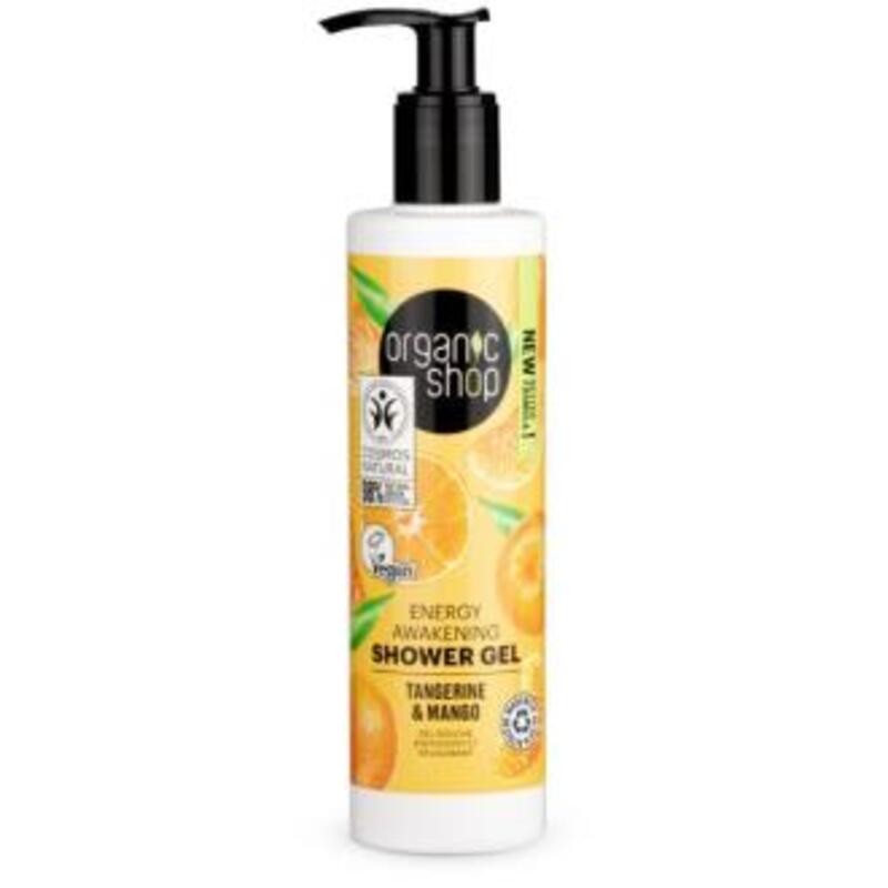 Gel Ducha Energizante Mandarina Mango ORGANIC SHOP 280 ml