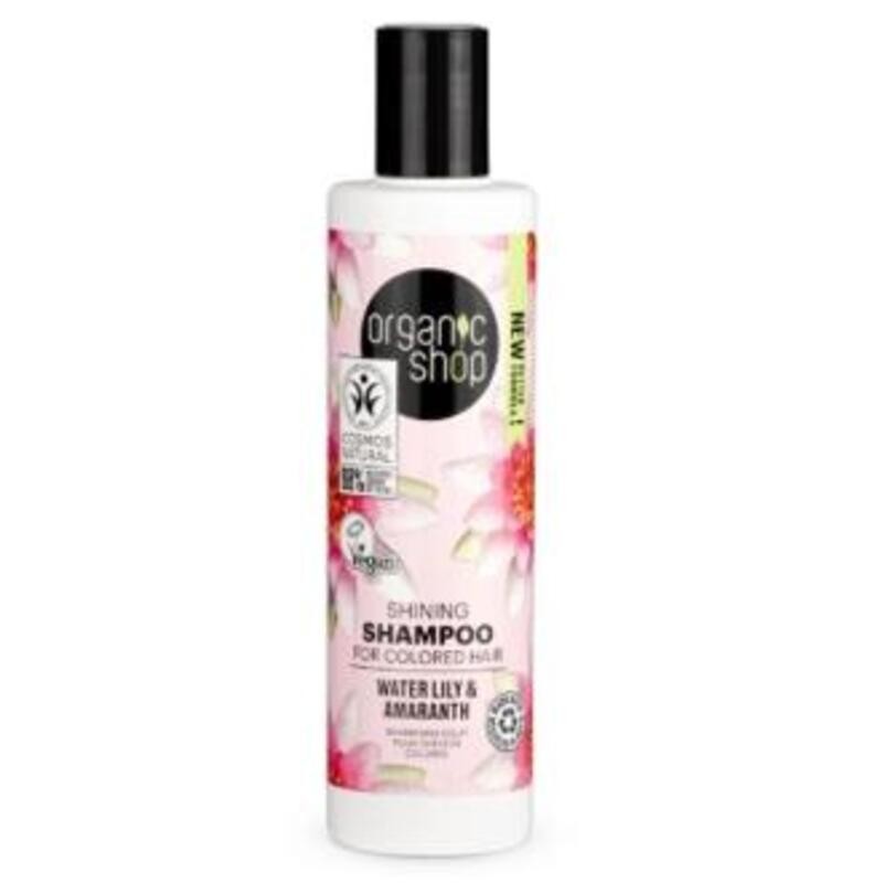 Champú Brillo Sedoso Nenufar Amaranto ORGANIC SHOP 280 ml
