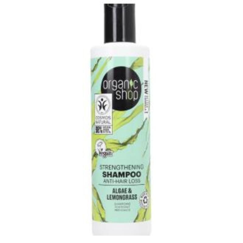 Champú Fortalecedor Algas Citronela ORGANIC SHOP 280 ml