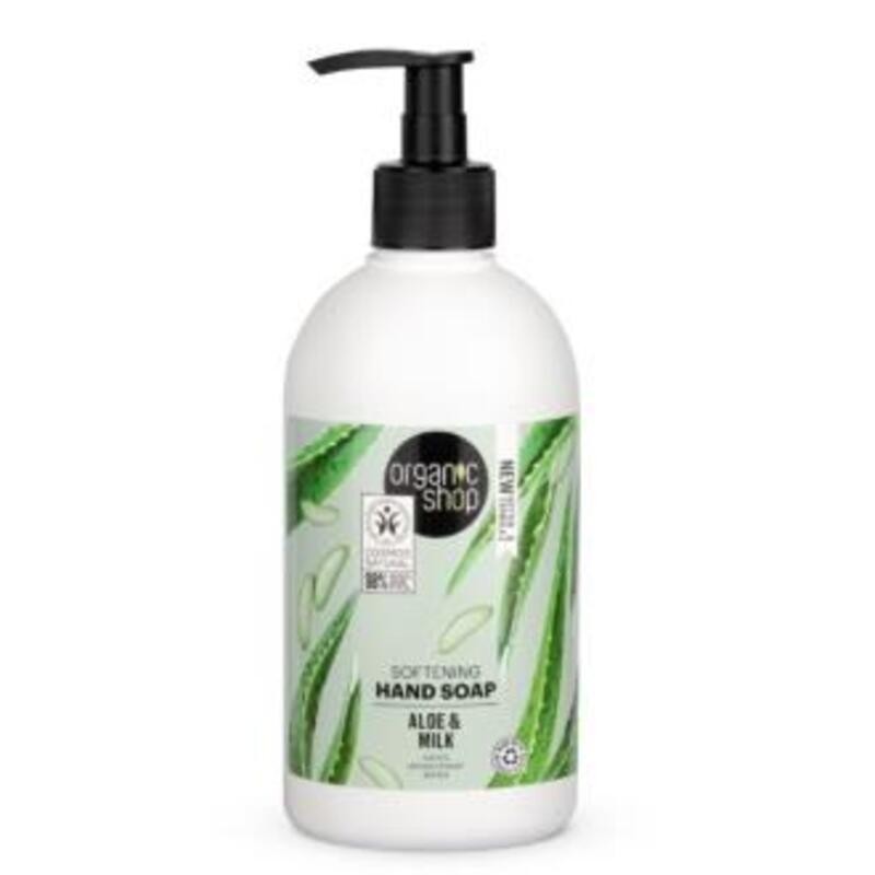 Jabón de Manos Suavizante Aloe Leche ORGANIC SHOP 500 ml
