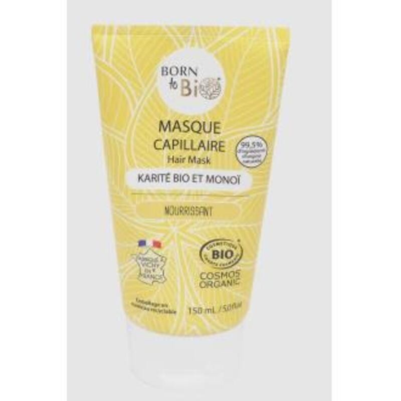 Mascarilla Capilar Karité y Monoi BORN TO BIO 200 ml