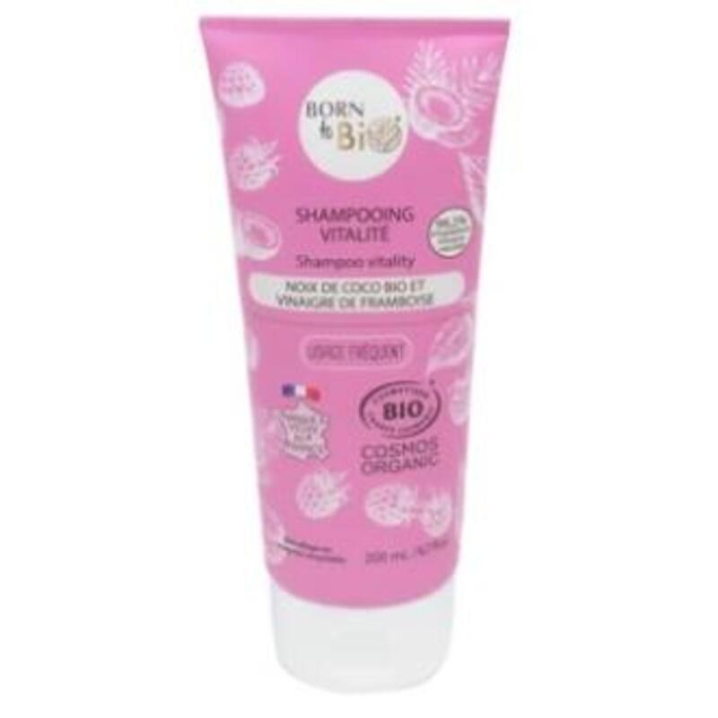 Champú Vitality Coco y Vinagre de Frambuesa BORN TO BIO 200 ml