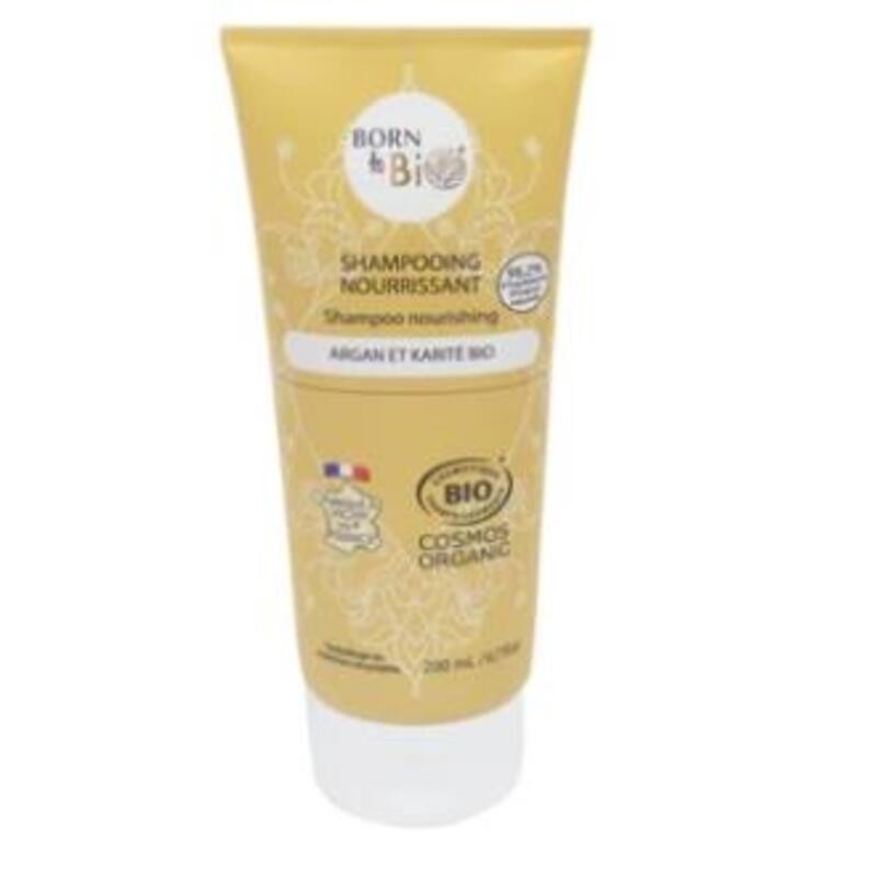 Champú Nutritivo Argán y Karité BORN TO BIO 200 ml