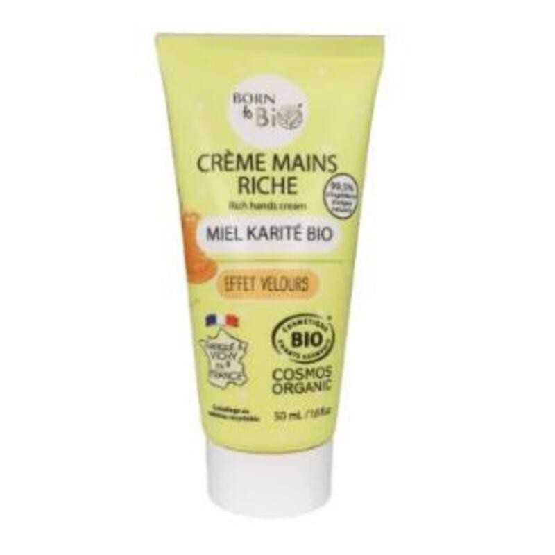 Crema de Manos Nutritiva BORN TO BIO 50 ml