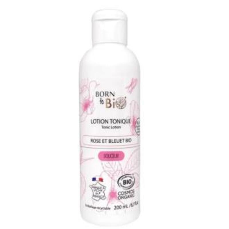 Loción Tónica Rosas y Aciano BORN TO BIO 200 ml