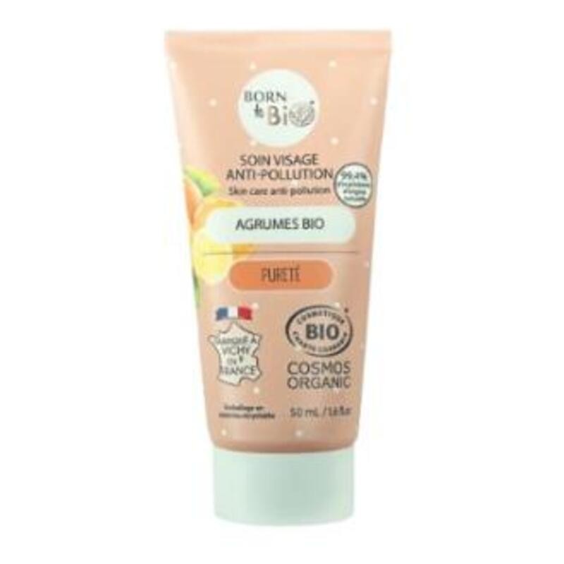 Cuidado Facial Antipolución Piel Grasa BORN TO BIO 50 ml