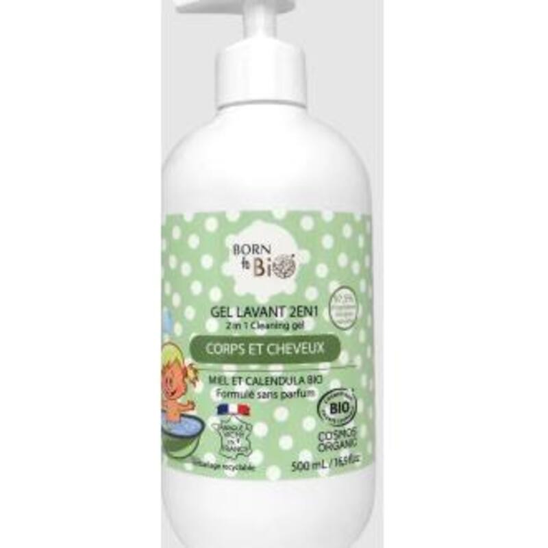 Gel Limpiador Bebé BORN TO BIO 500 ml