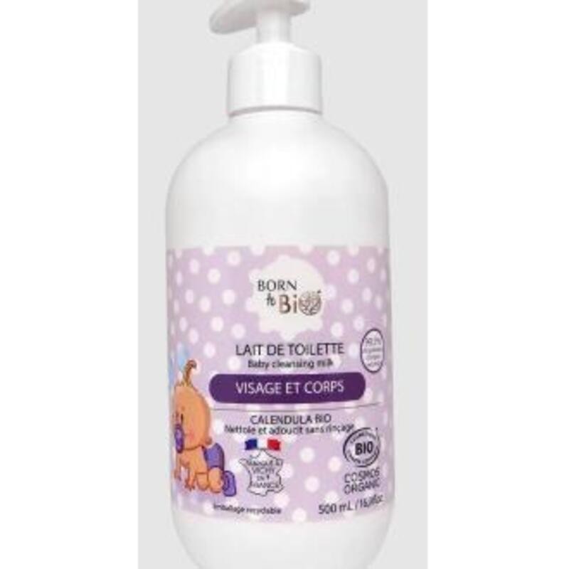 Leche Limpiadora Bebé BORN TO BIO 500 ml