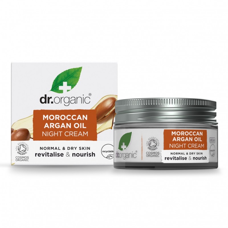 Crema de Noche Aceite Argán DR ORGANIC