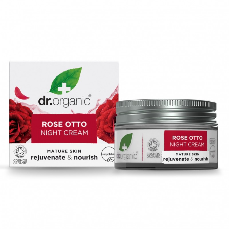 Crema de Noche Rosa Damasco DR ORGANIC