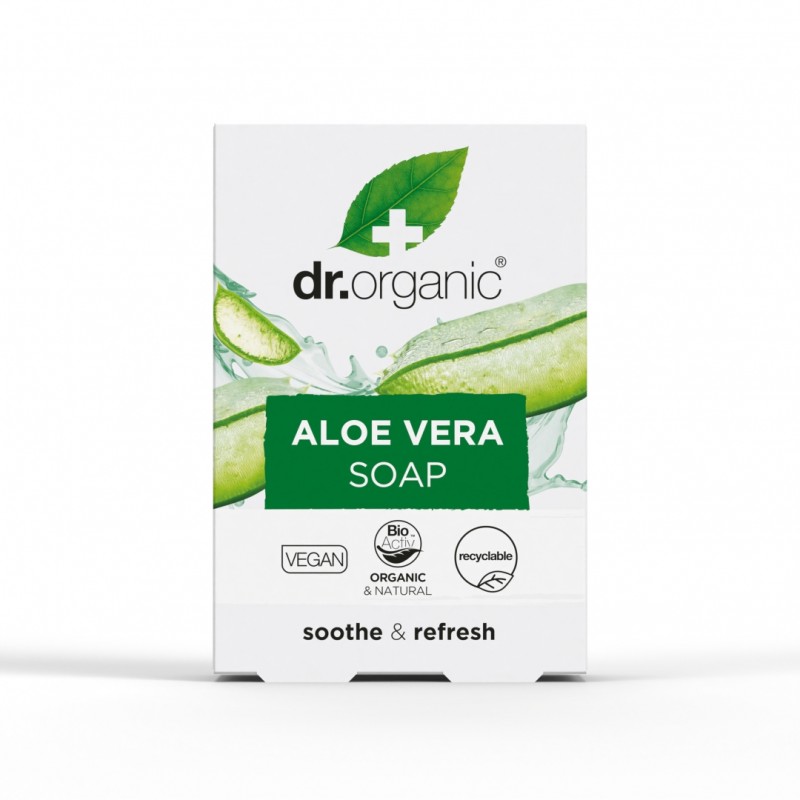 Jabón en pastilla Aloe Vera DR ORGANIC