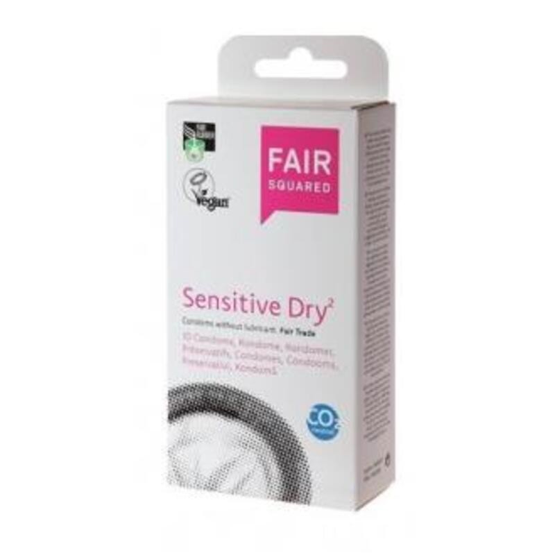 Preservativos Sensitive Dry FAIR SQUARED