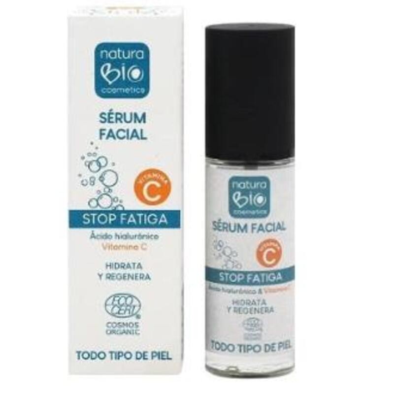 Serum Facial Stop Fatiga Hialurónico y Vitamina C NATURABIO