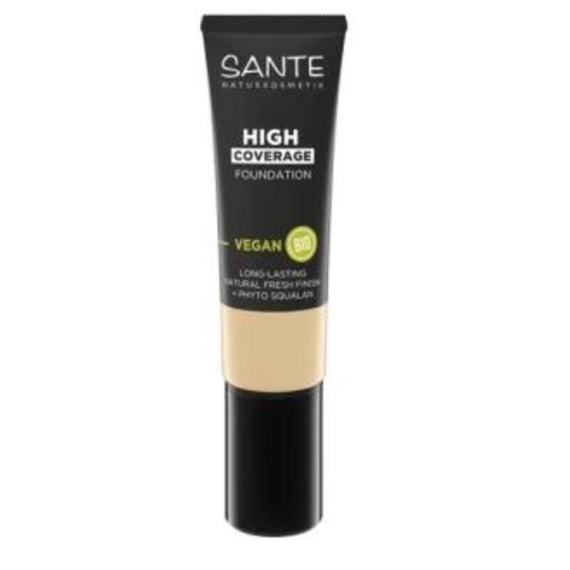 Maquillaje Fluido Alta Cobertura Cool Ivor SANTE