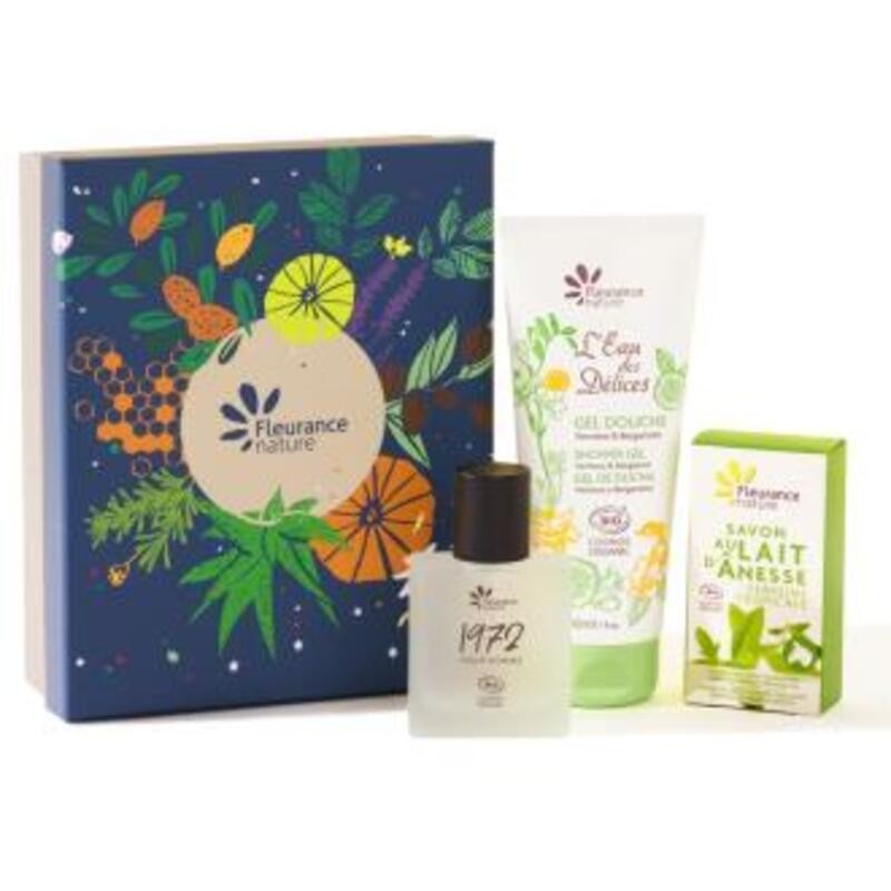Cofre Especial Hombre Gel-Perfume-Jabón FLEURANCE NATURE