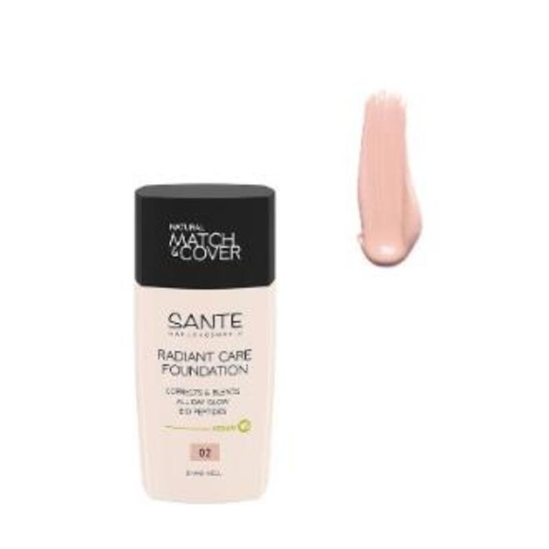 Maquillaje Fluido Radiant Care 02 Rose Linen SANTE
