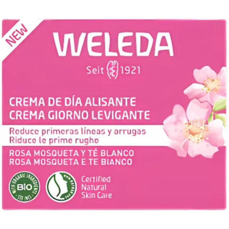 Crema de Día Alisante Rosa Mosqueta y Te Blanco WELEDA