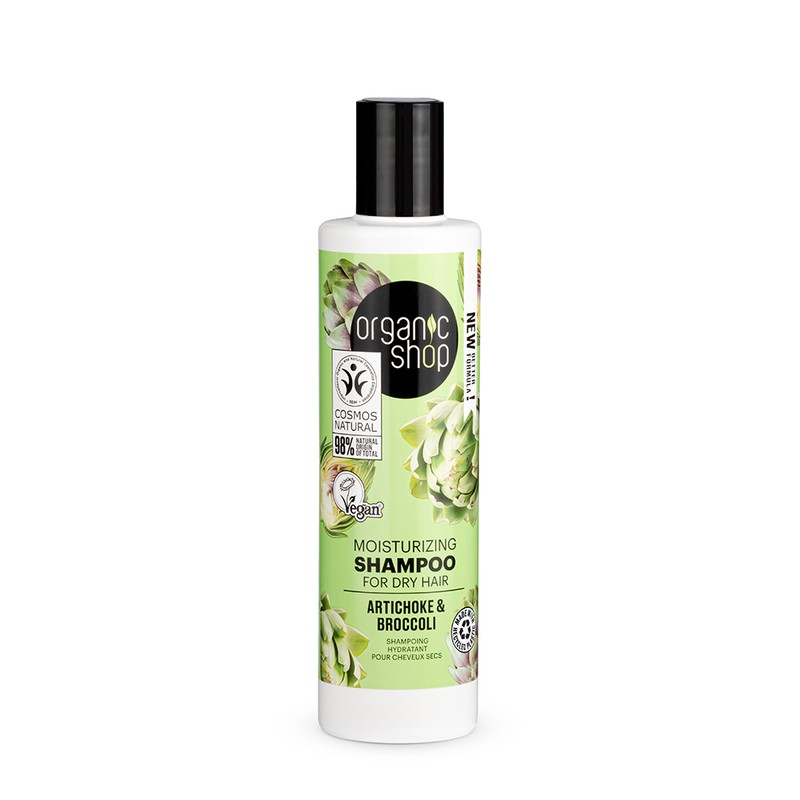 Champú Hidratante Alcachofa y Brócoli ORGANIC SHOP