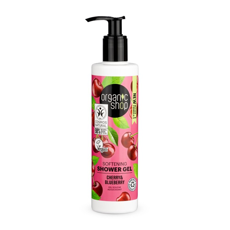 Gel de Ducha Suavizante Cereza y Arándano azul ORGANIC SHOP