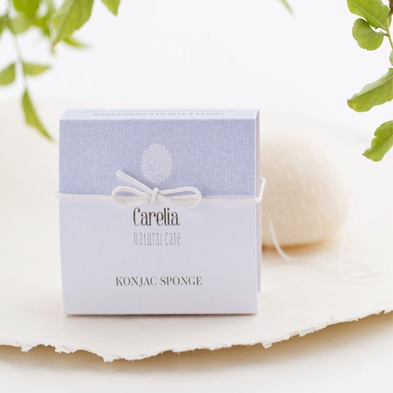 Esponja Konjac 100% vegetal CARELIA