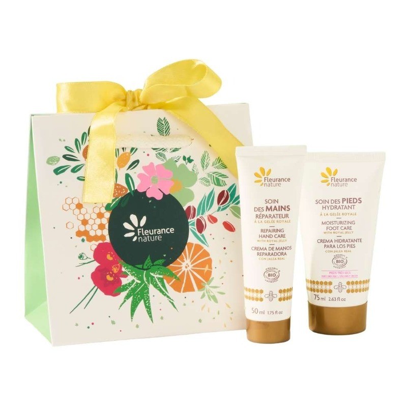 Duo Belleza Manos y Pies Jalea Real Bolsa Cinta Amarilla FLEURANCE NATURE