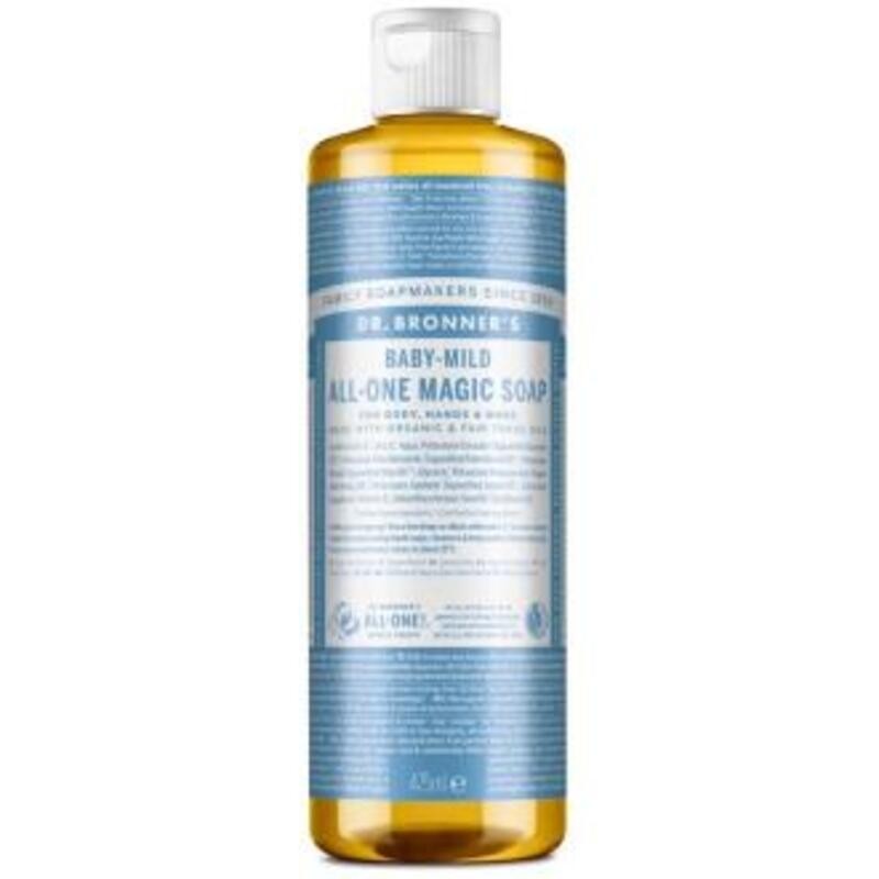 Jabón Líquido de Castilla Bebé neutral DR BRONNER'S 475 ml