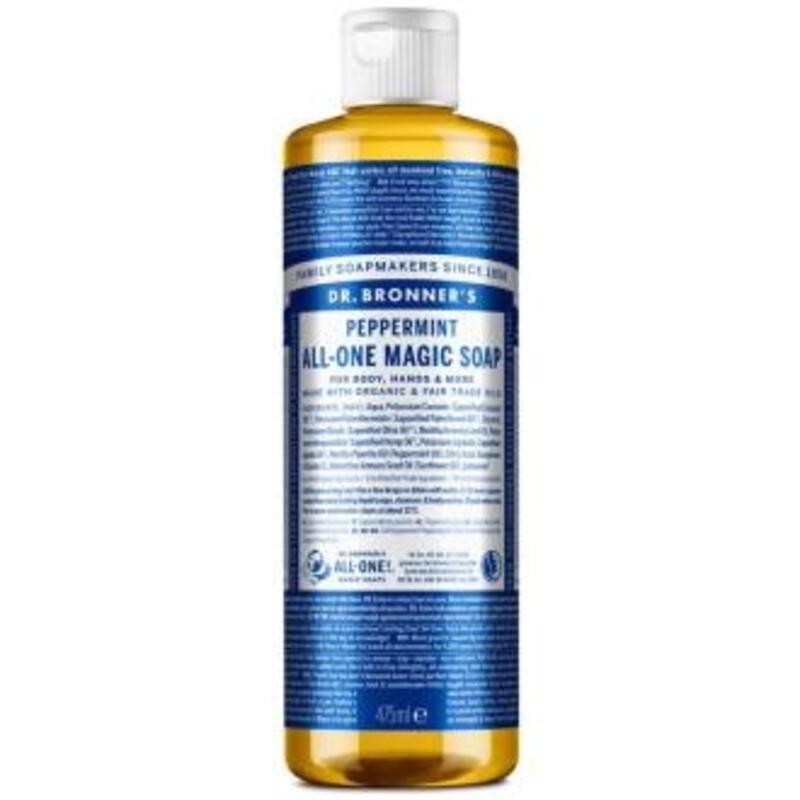 Jabón Líquido de Castilla Menta DR BRONNER'S 475 ml