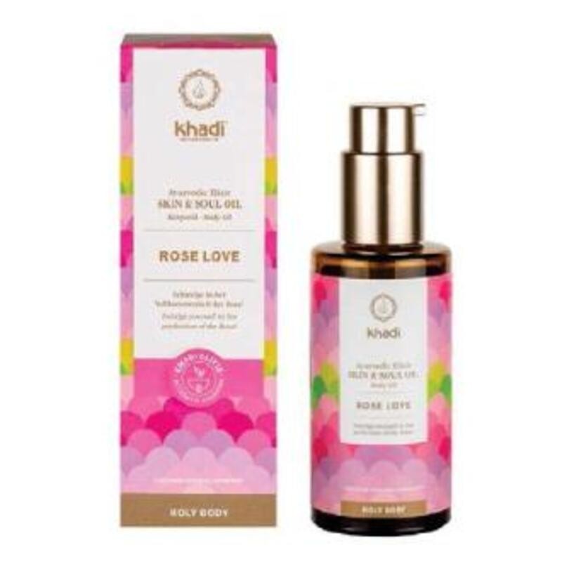 Aceite Elixir Ayurveda Rosa Regenerante KHADI 100 ml
