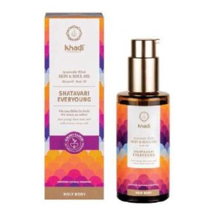 Aceite Elixir Ayurveda Shatavari Antiedad KHADI 100 ml