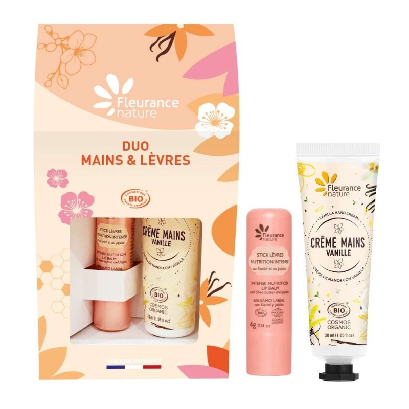 Duo Stick Labios y Crema Manos Vainilla FLEURANCE NATURE