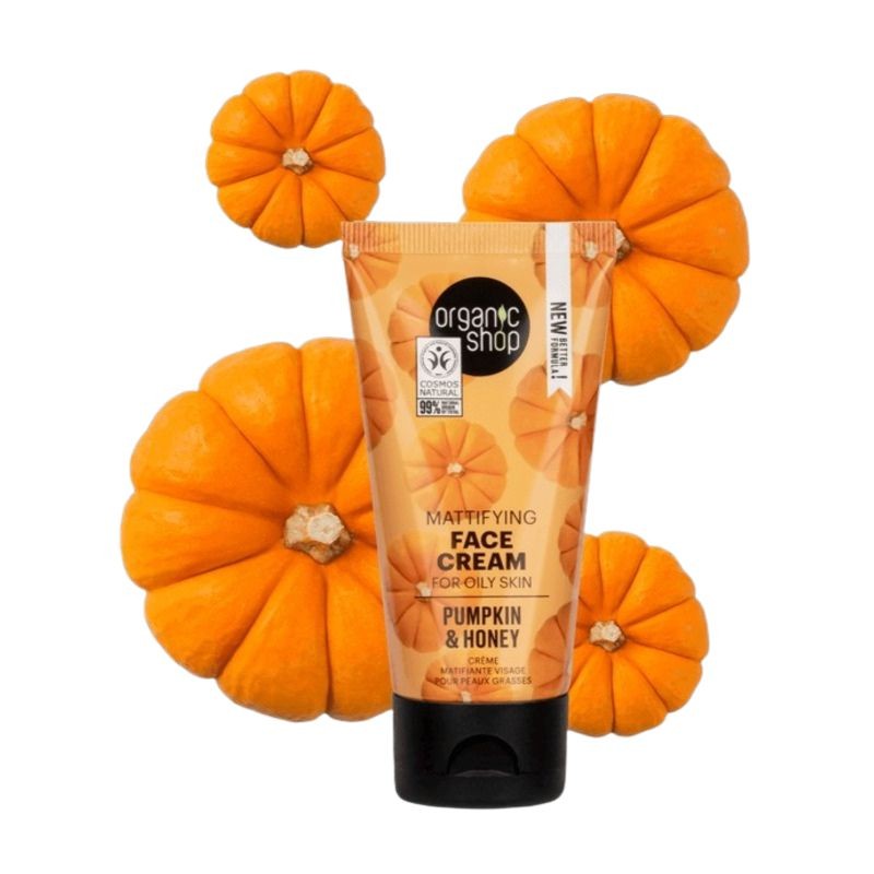 Crema Facial Matificante Calabaza y Miel ORGANIC SHOP