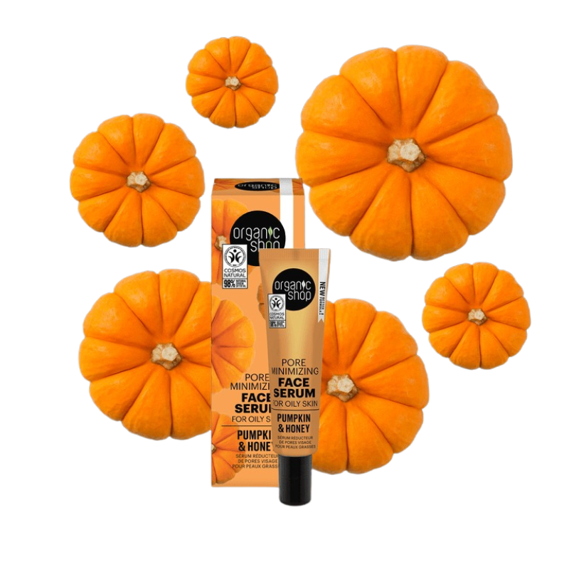 Serum Facial Minimizador de Poros Calabaza y Miel ORGANIC SHOP
