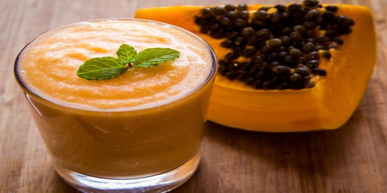 Smoothie de papaya